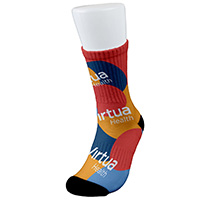 “Agile” 360° Print Full Color Premium Athletic Crew Sock – Mid-Height Length: Import Air